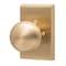 Sure-Loc Hardware Sure-Loc Hardware Oakley Privacy Knob, Satin Brass OK102 SB - alternate 1